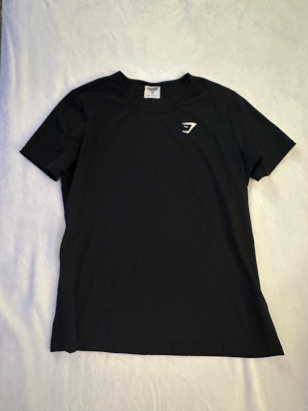 Gymshark Black Short Sleeve Logo Tee